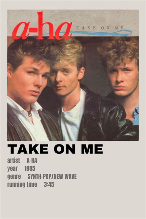 take it on me song|take on me release date.